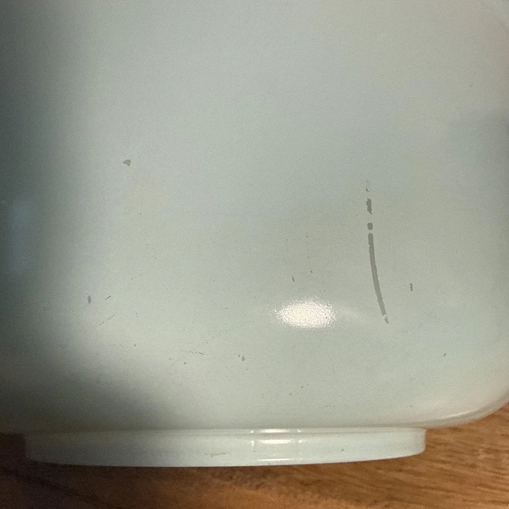 Vintage Aqua Glasbake for Sunbeam Mixing Bowl